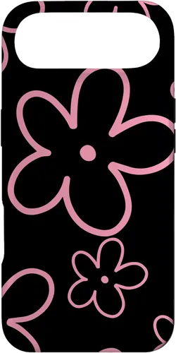 Miniatura 27 de Pink Black Flower Retro Modern Boho Floral Aesthetics Case for iPhone 17