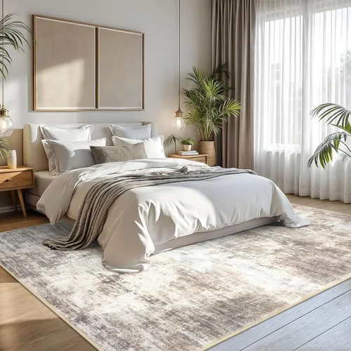 Miniatura 839 de IOHOUZE Alfombra abstracta lavable de 3 x 12 pies para pasillos, antideslizante para cocina, camino de entrada de lana sintética para interiores