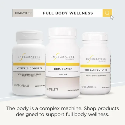Miniatura 6 de Integrative Therapeutics Riboflavina - Suplemento de vitamina B2 para apoyo energético celular* - Apoya la vitalidad y la producción de glóbulos