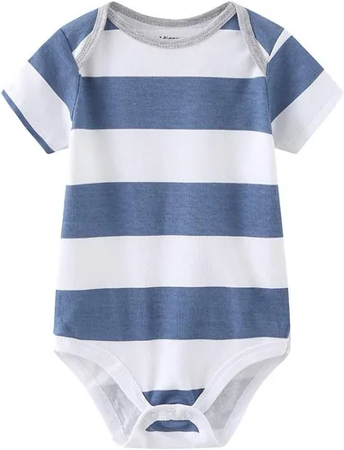 Miniatura 21 de Kiddiezoom Body unisex de manga corta para bebé, paquete de 5