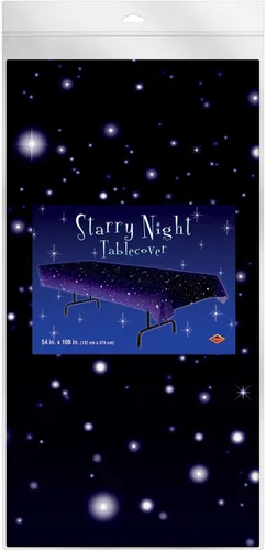 Miniatura 6 de Mantel para fiestas con diseño de noche estrellada (1 unidad) (1/Pkg), Misión