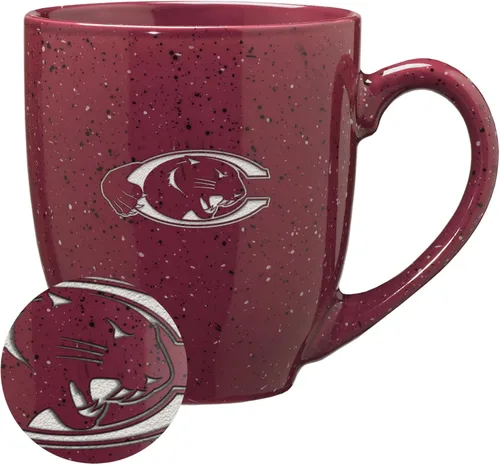 Miniatura 183 de Rico Industries NCAA Virginia Tech Hokies Maroon - Taza de café de cerámica grabada con láser, color del equipo, 16 onzas