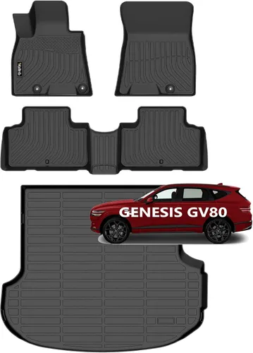 Miniatura 132 de Tapetes de piso para todo clima y forro de carga con respaldo para Chevrolet Suburban de 7 asientos 2021-2025 / GMC Yukon XL de 7 asientos