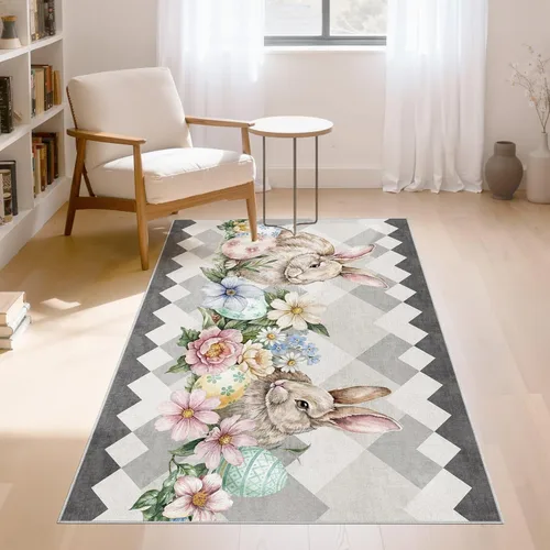 Miniatura 12 de Alfombra grande para sala de estar de 5 x 7: Alfombras marroquíes bohemias, suaves, lavables a máquina, para dormitorio, debajo de la mesa