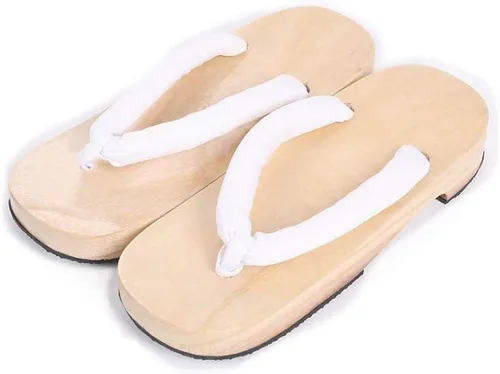Miniatura 4 de Zuecos de madera para mujer, estilo Kamado Kochou para cosplay, pantuflas Geta japonesas