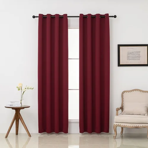 Miniatura 41 de Pickluc Cortinas Opacas Azul Marino para Sala de Estar, Cortinas Bloqueadoras de Luz con Ojales, Aislamiento Térmico, Reducción de Ruido, 52 Azul