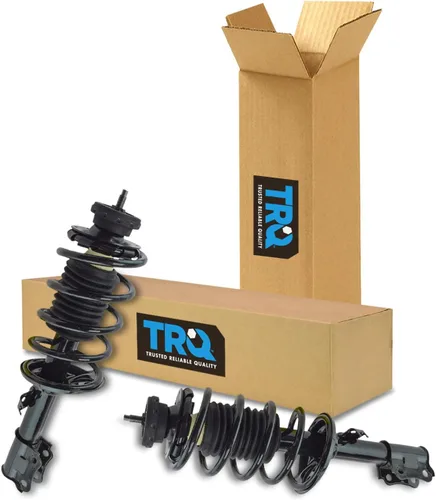 Miniatura 321 de TRQ Conjunto de Amortiguador y Resorte Delantero Cargado con Resorte Helicoidal Pre-ensamblado Compatible con Jeep Cherokee Limited AWD 14-22 Sin