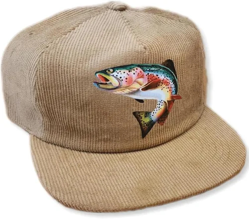 Miniatura 5 de ThatsRad Gorra de pesca Snapback de pana Pescador