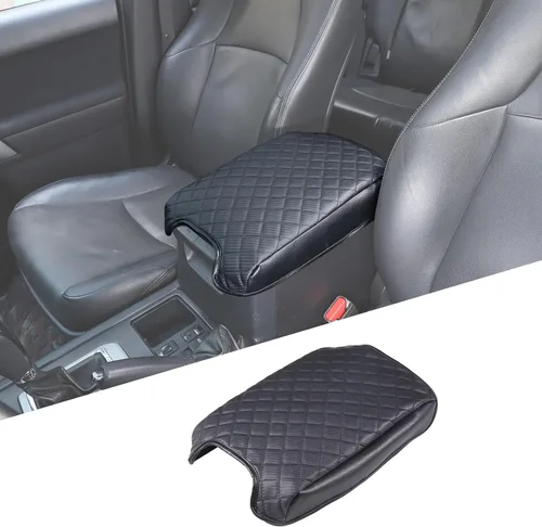 Miniatura 9 de Funda para reposabrazos de consola central para Toyot@Land Cruiser Prado FJ150 150 2010-2023, funda de cojín de tela para reposabrazos de consola