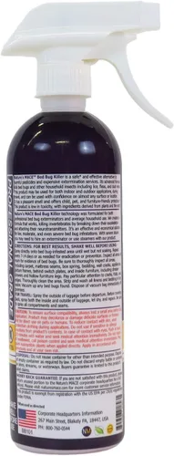 Miniatura 2 de Nature's MACE Mata insectos de cama de 16 onzas, tratamiento para matar chinches, ácaros, huevos, fácil, hazlo tú mismo, spray profesional