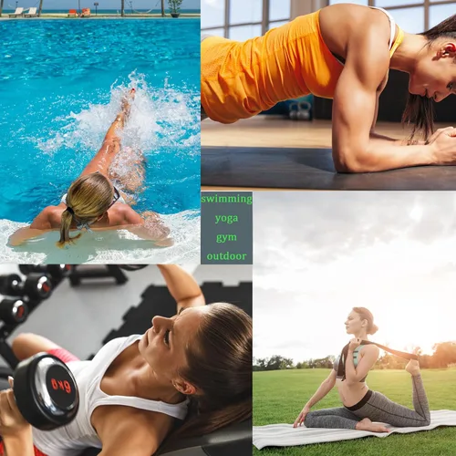 Miniatura 6 de Bolsa de gimnasio para mujer con separación para húmedo y seco, almacenamiento de zapatos, bolsa de viaje impermeable para gimnasio, natación, yoga