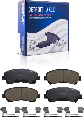 Miniatura 37 de Detroit Axle - Zapatas de freno traseras para Chevrolet Aveo Aveo5 Spark Pontiac G3 Suzuki Swift+ Reemplazo de zapatas de freno semimetálicas