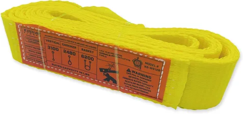 Miniatura 16 de Correa de 1 capa de 1" x 4 pies para elevación 2 paquetes Correas de amarre resistentes para aparejo, movimiento, remolque y elevación KODIAK STRAPS