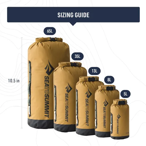Miniatura 7 de Sea to Summit Big River Bolsa seca, almacenamiento seco de alta resistencia, 20 litros, azul surf Azul (Surf Blue)