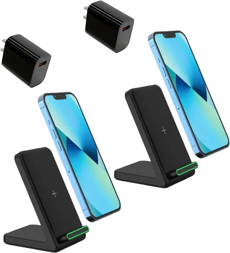 Miniatura 10 de Soporte de carga inalámbrica rápida, soporte de carga rápida de 15 W con adaptador para Samsung Galaxy S24/S24+/S24 Ultra/S23/S22/S21/S20/S10/Note