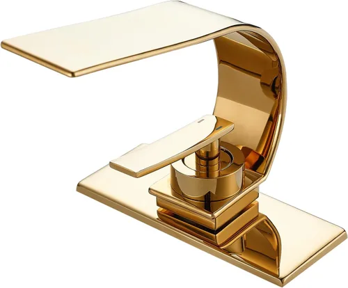 Miniatura 10 de becola Grifo de lavabo de baño cromado, grifo de baño moderno de arco bajo, grifo de lavabo de latón de un solo agujero, grifo táctil de lavabo
