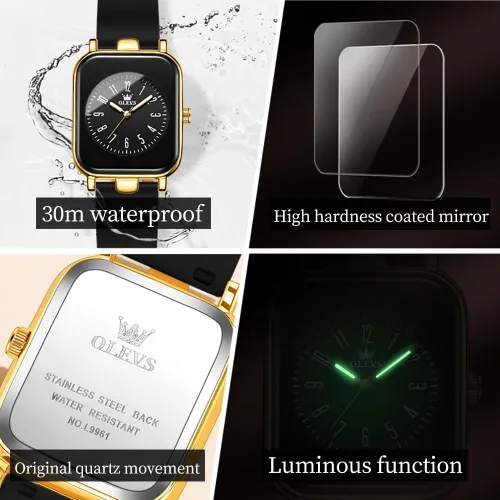 Miniatura 6 de OLEVS Reloj para mujer, relojes de moda casuales, delicados, elegantes y delicados