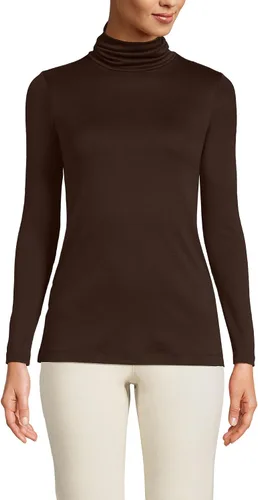 Miniatura 16 de Lands' End Supima - Suéter de cuello alto y mangas largas para mujer