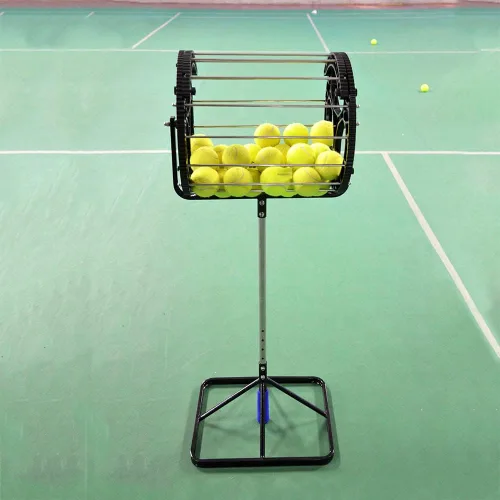 Miniatura 2 de Xuthusman 55 Pelotas de tenis coleccionista automático 2 en 1 Rolling Ball Catcher automático de entrenamiento de pelota de tenis Picker Saver