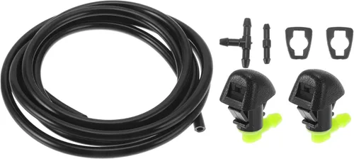 Kit de boquilla para limpiaparabrisas para Honda Pilot 2009-2014 No.76810SZAA01ZA con juntas t conector de manguera, conector de manguera recta