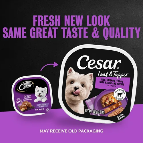 Miniatura 2 de Comida enlatada para perros adultos,sabor césar, Carne