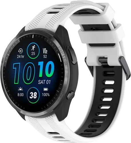 Miniatura 2 de Correa de repuesto compatible con Garmin Forerunner 965/955/945/935, Garmin Fenix 5/Fenix 6 GPS Smart Watch, correa de reloj de silicona ajustable 6
