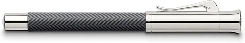 Miniatura 3 de Graf von Faber-Castell Pluma estilográfica mediana Guilloche - Cisele Black Cisele Negro