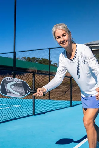 Miniatura 6 de HEAD Gravity Team EX 2025 - Pala de pickleball - Superficie de fibra de vidrio HS, paleta de control, punto dulce alargado, tecnología SpinOn
