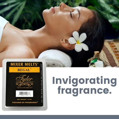 Miniatura 6 de Worldwide Nutrition Paquete: Tyler Candle Company Regal Scent Wax Melts - Mezclador perfumado de cera de soja se derrite con aceites esenciales