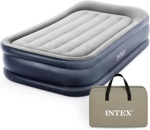 Miniatura 10 de Intex 64131ED Dura-Beam Plus Deluxe Almohada: Fiber-Tech - Tamaño individual - Bomba eléctrica incorporada - Altura de la cama de 16.5 pulgadas