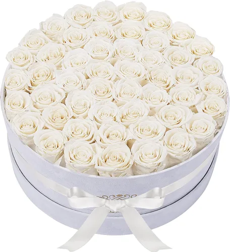 Miniatura 29 de Perfectione Roses 27 Rosas en una Caja, Rosa del Día de la Madre, Flores Preservadas para Ella, Flores para Entrega, Regalos de Cumpleaños