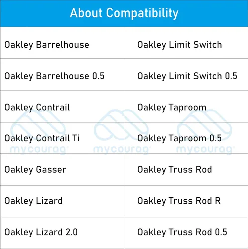 Miniatura 6 de 10 pares de piezas de nariz de goma de silicona de repuesto compatibles con Oakley Socket 5.5 (5.0)/Contrail/Lizard/Limit Switch/Truss