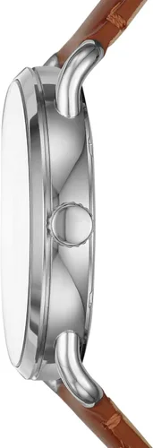Miniatura 3 de Fossil Copeland - Reloj de cuarzo de acero inoxidable con correa de piel para hombre.