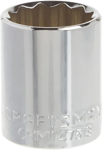 Miniatura 15 de CRAFTSMAN - Llave poco profunda, SAE, accionamiento de 1/2 pulgada, 1 pulgada, 12 puntas (CMMT47514)