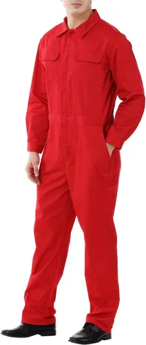 Miniatura 4 de TOPTIE Workwear Mechanic Overol 8.5 Oz Poliéster Algodón Mezcla Talla Regular