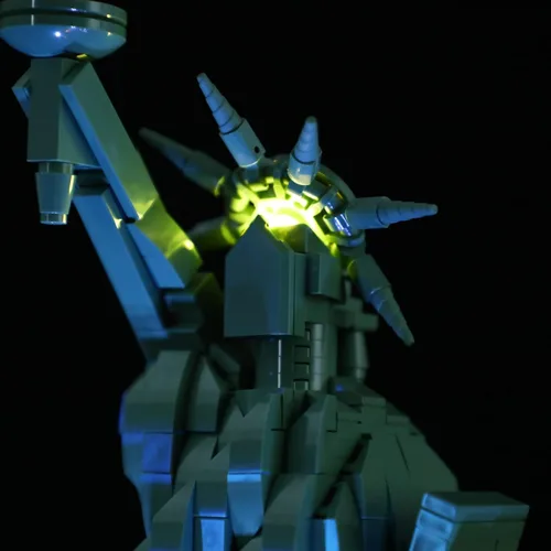 Miniatura 6 de LIGHTAILING Kit de iluminación LED para Lego- 21042 Estatua de la Libertad. Modelo: versión de control remoto, juego de luces LED compatible