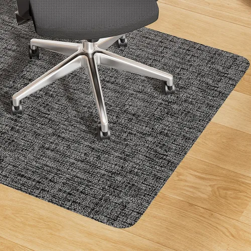 Miniatura 9 de Yecaye Tapete para silla de oficina para suelo de madera dura, 35" x 47" protege el suelo debajo del escritorio de la computadora para silla