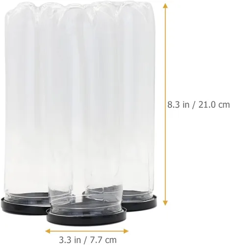 Miniatura 4 de Soporte de almacenamiento de pelotas de tenis, tubo de PVC con tapa, recogedor de contenedores para mesa de tenis, suministros de ping pong, diseño