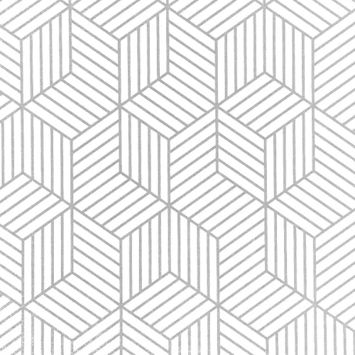 Miniatura 12 de Wenmer - Papel tapiz con estampado geométrico hexagonal de 17.71 x 708 pulgadas, papel adhesivo extraíble, autoadhesivo, vinilo para uso doméstico