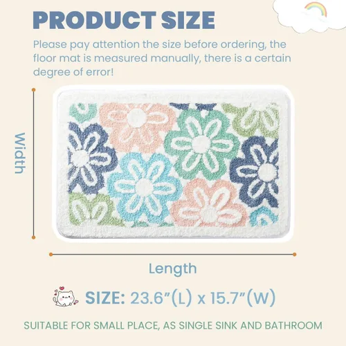 Miniatura 2 de Alfombra de baño extra absorbente, antideslizante, de felpa gruesa, lavable a máquina, para dormitorio, bañera y sala de estar