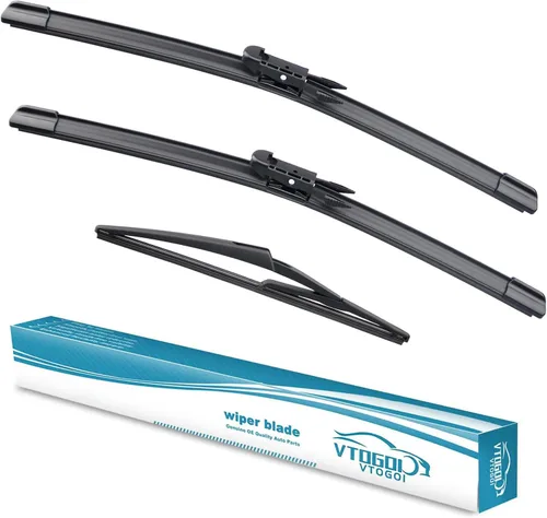 Miniatura 35 de VTOGOI escobillas de limpiaparabrisas con juego de escobillas traseras para BMW X3 2004-2010, repuestos de limpiaparabrisas automotrices, que