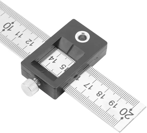 Miniatura 9 de Fafeicy Plantilla de hardware de gabinete, localizador de punzón de mango ajustable para taladro de carpintería, instalación de pomos delanteros