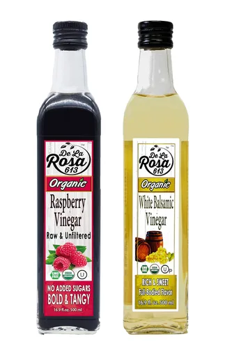 Miniatura 10 de De La Rosa - Vinagre balsámico orgánico y aceite de oliva virgen extra orgánico, 100% puro, vegano, kosher, sin OMG y sin gluten, ideal