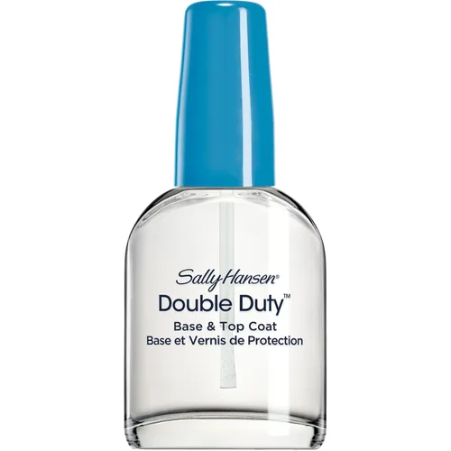 Sally Hansen Double Duty™, capa base y superior, secado rápido, larga duración, brillo sin rayas, esmalte de uñas transparente Base y capa superior