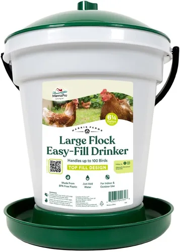 Bebedero para aves de corral, de la marca Harris Farms, 0