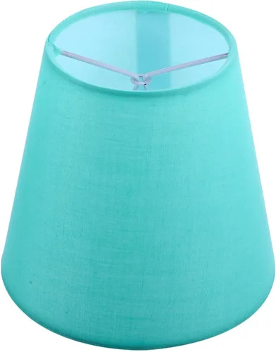 Miniatura 11 de OSALADI Pequeña pantalla verde claro cubierta de bombilla de tela para clip, pantalla de lámpara, accesorio de lámpara