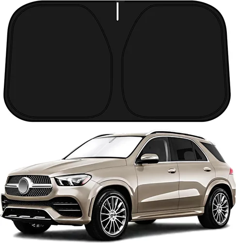 Miniatura 47 de D-Lumina Parasol para parabrisas Dodge RAM 1500 2019-2024 2025, parasol para ventana delantera, protector de visera para RAM 1500 CrewCab, camioneta