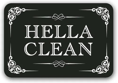 Miniatura 2 de Imán para lavavajillas "Clean Dirty Sign" QMMD Hella Clean and Dirty Af Sign