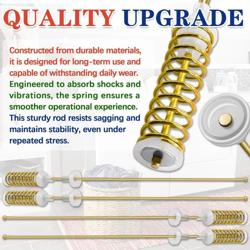 Miniatura 3 de WA45M7050AW/A4 WA456DRHDWR/AA WA50R5200AW/US WA50R5400AV/US WA456DRHDSU/AA Barras de suspensión para lavadora, 25.6 pulgadas aptas para lavadora