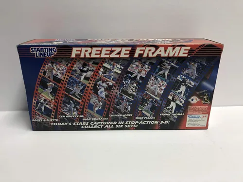 Miniatura 4 de Mike Piazza Los Angeles Dodgers FREEZE FRAME juego de figuras de acción 1997 SLU Edition